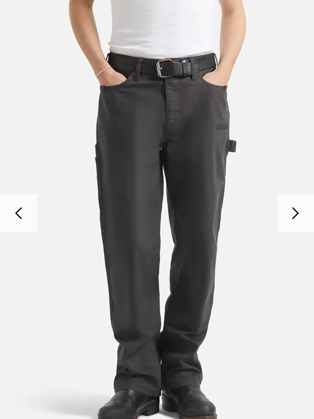 Brixton Black Builder’s Carpenter Stretch Pant in Original Packaging